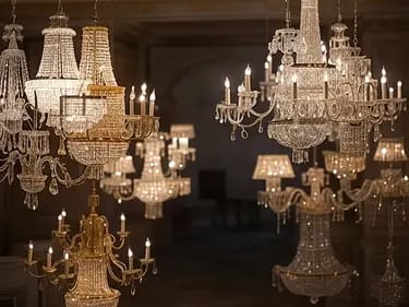 Types of chandeliers